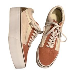 Stylish Women's Sneakers in Pink and Cream